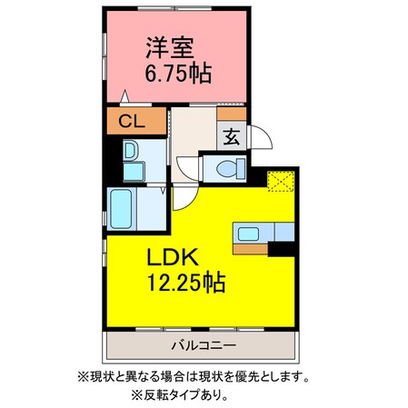 ラ・フルールの物件間取画像